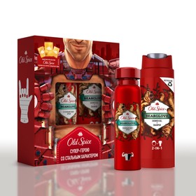 

Подарочный набор Old Spice Bearglove: Дезодорант, 150 мл, Гель для душа 2 в 1, 250 мл
