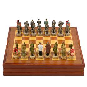 Шахматы сувенирные 'Победные', h короля=8 см, h пешки=6,3 см, 36 х 36 см Ош