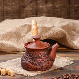 

Заварник "Деревенский", с ручкой, красная глина, 0.5 л