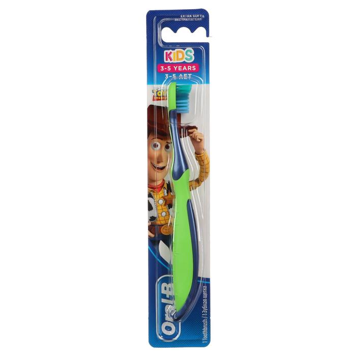 

Зубная щётка Oral-B Kids Toy Story, для детей, 3-5 лет, экстрамягкая, 1 шт.