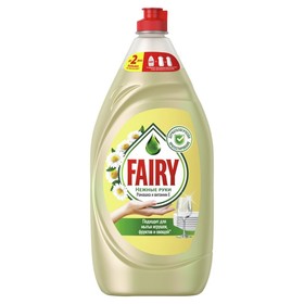 

Средство для мытья посуды Fairy «Нежные руки», ромашка и витамин Е, 1.35 л