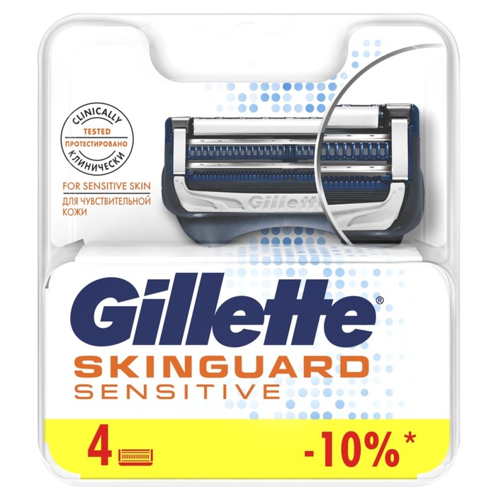 

Сменные кассеты для бритья Gillette Skinguard Sensitive, 4 шт.