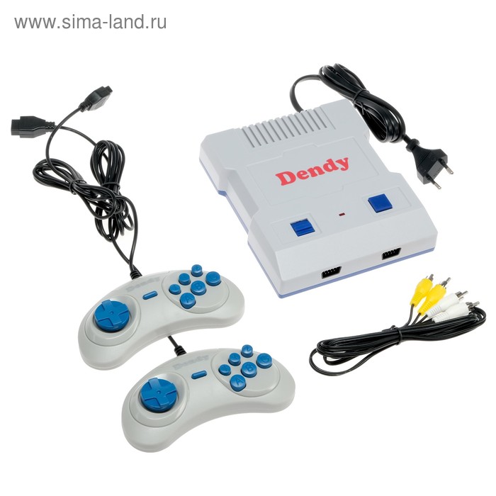 Игровая приставка Dendy Junior, 8-bit, 300 игр, 2 геймпада игровая приставка dendy smart 8 bit 16 bit 567 игр hdmi 2 геймпада