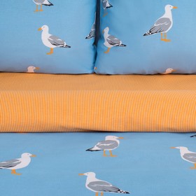 

Постельное бельё Этель 1.5 сп Seagulls 143*215 см, 150*214 см, 70*70 см - 2 шт