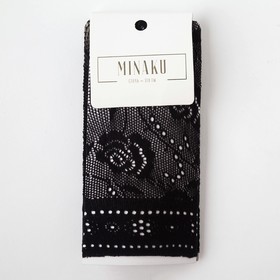 

Носки женские MINAKU «Сетка», цвет чёрный, размер 36-37 (23 см)