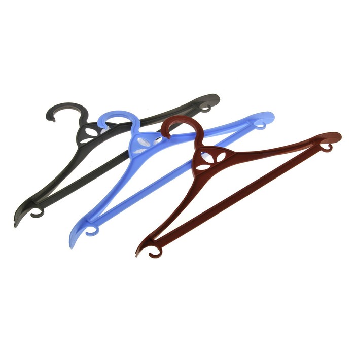 Вешалка-плечики размер 44-46 "Комфорт", цвет МИКС