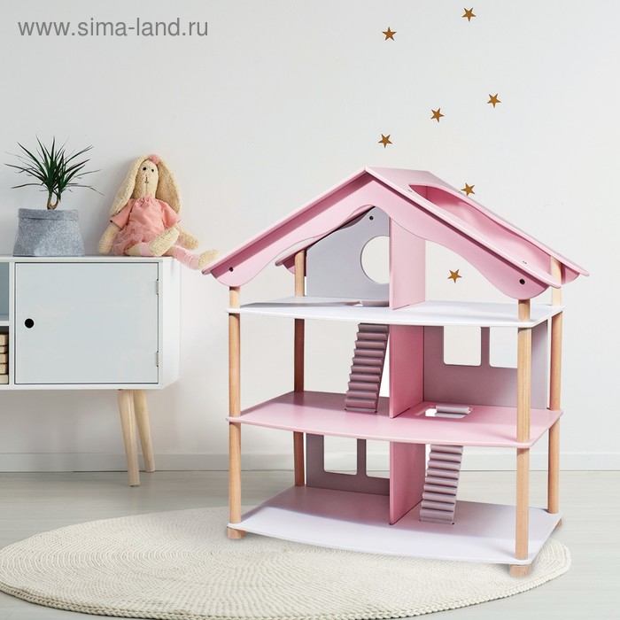 Дом кукольный Уютный уголок розовый 4499₽