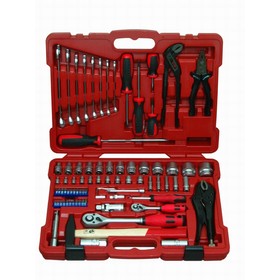 

Набор инструментов Perfect Tools PT-T480A-BS1, 1/2", 1/4", 80 предметов