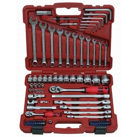 

Набор инструментов Perfect Tools PT-T495A-BS1, 1/2", 1/4", 95 предметов
