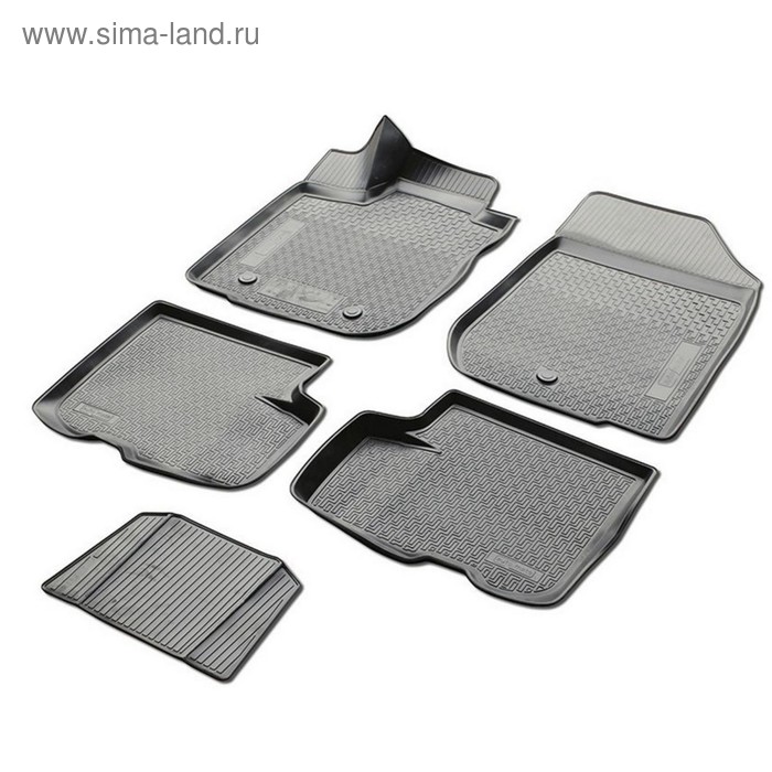 фото Коврики салона rival для renault logan stepway sd 2018-н.в., полиуретан, 5 шт, 14702001