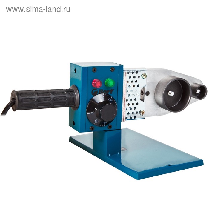 Аппарат для сварки пластиковых труб Bort BRS-1000, 1000 Вт, 300 °С, 6 насадок 20-63 мм
