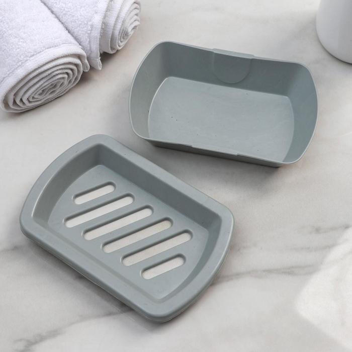 Мыльница с решеткой, цвета МИКС