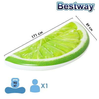 Матрас для плавания bestway лайм