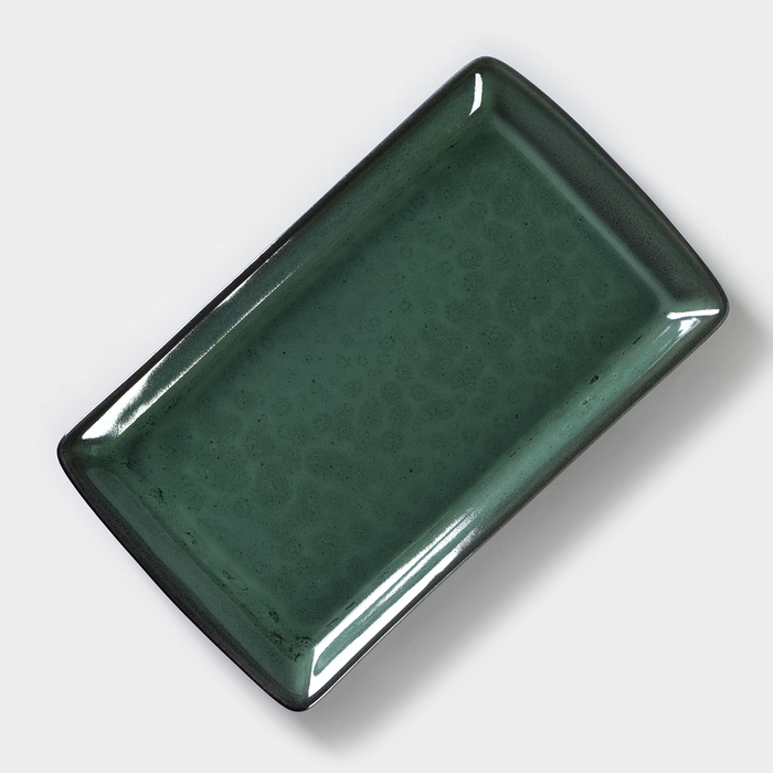 Блюдо фарфоровое Verde notte, 12×20,5 см