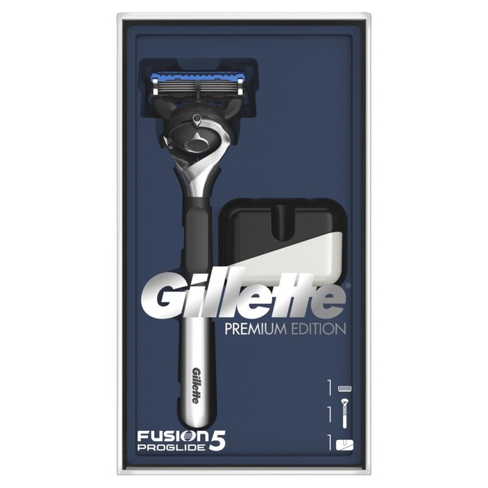 Набор Gillette Fusion5 ProGlide Flexball: Бритва с 1 сменной кассетой, Подставка