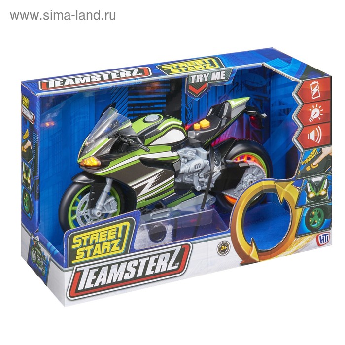 

Игрушка Teamsterz «Мотоцикл», цвет чёрный