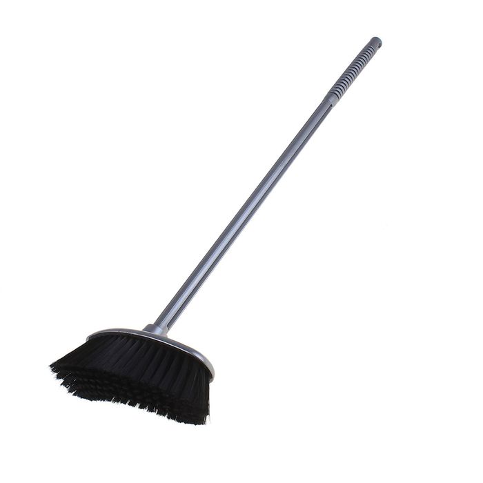 Щетка для пола "Комфорт" с черенком, мягкая, цвета МИКС