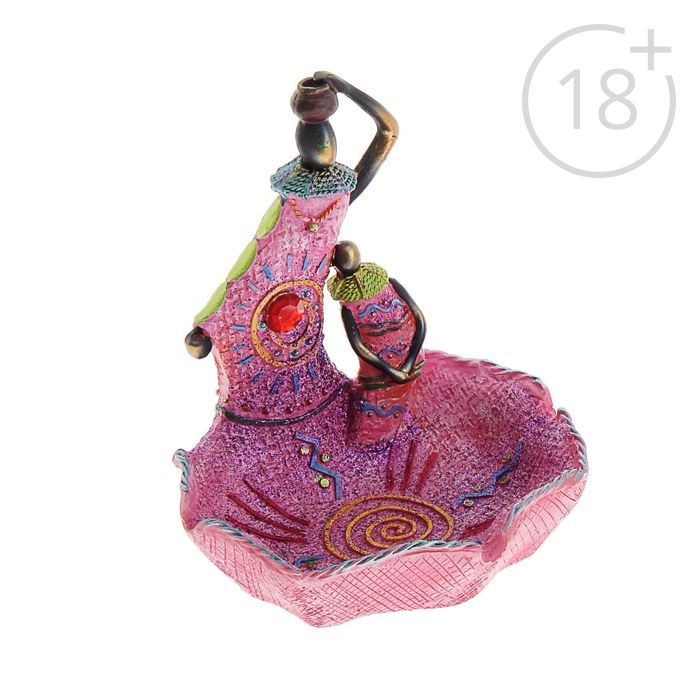 Декоративная подставка (пеп.) "Девушки", цвета МИКС