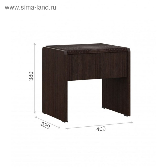 

Пуф «Токио», 400 × 320 × 380 мм, цвет венге