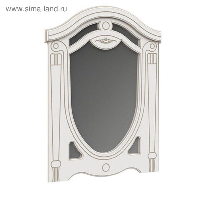 фото Зеркало комода «александрина», 760 × 32 × 994 мм, цвет белый / золото imperial