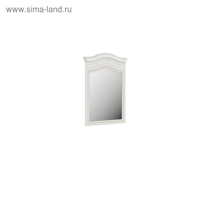 фото Зеркало «каролина», 584 × 22 × 994 мм, цвет белый / золото imperial