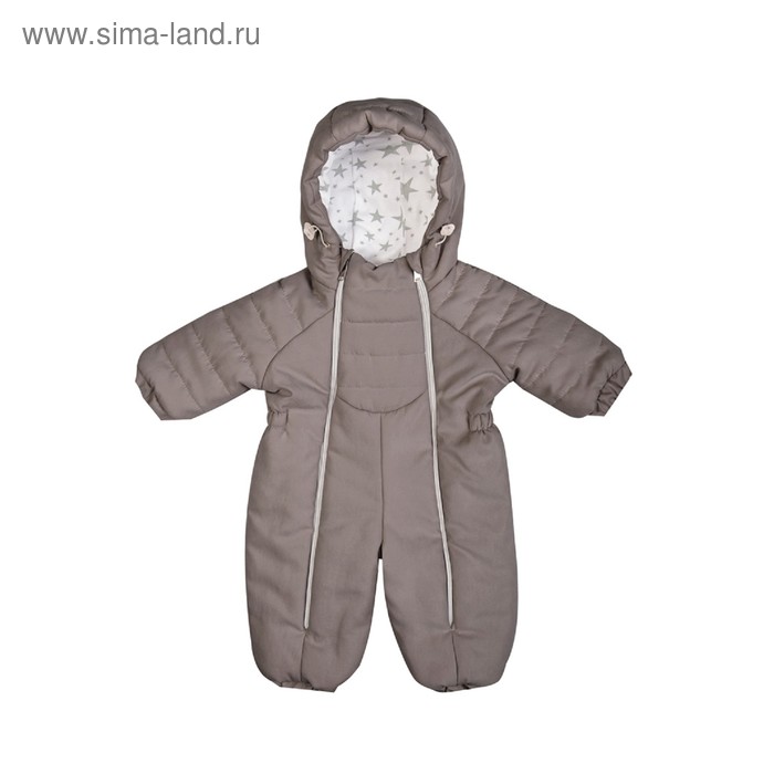 фото Комбинезон «галактика», рост 62 см, цвет капучино сонный гномик