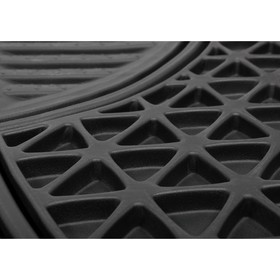 

Универсальные коврики салона MICHELIN, 4 шт., ПВХ с линиями отреза, черный, 903-BLK