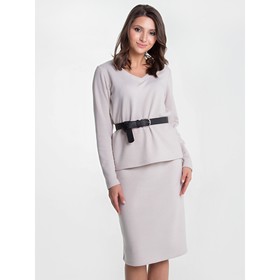 

Костюм женский, размер 44, цвет бежевый