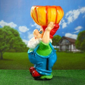 

Садовая фигура "Гном с тыквой" 71х33см
