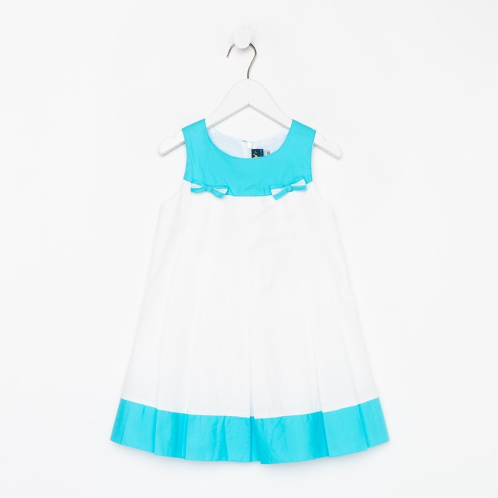 Платье для девочки, рост 104 см, цвет голубой