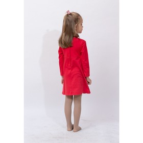 

Платье трикотажное для девочки, рост 86 см, цвет красный