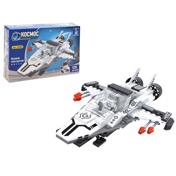 Конструктор Космос «Космолет», 126 деталей