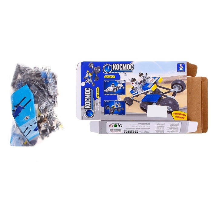 Конструктор Космос «Луноход», 128 деталей