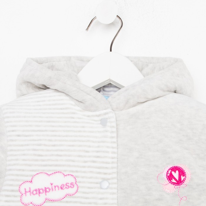 фото Комбинезон для мальчика, рост 74 см, цвет серый nannette