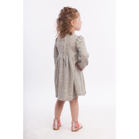 

Платье для девочки, рост 104 см, цвет серый меланж