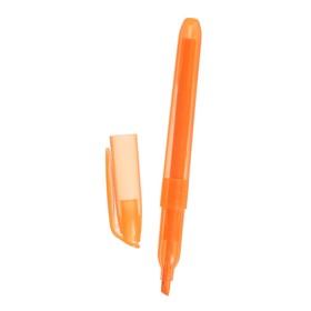 Маркер-текстовыделитель скошенный 5 мм, оранжевый Ош
