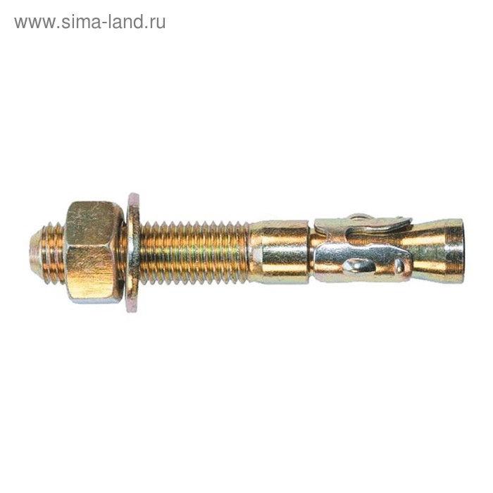 

Анкер Steelrex, клиновой, желтый цинк, 10x130 мм, 40 шт