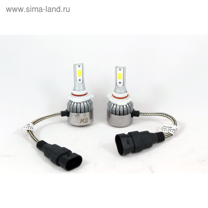 фото Лампа светодиодная ks-c6(12)-hb3 original standart, 12 в, hb3, 30 вт, набор 2 шт ks-auto