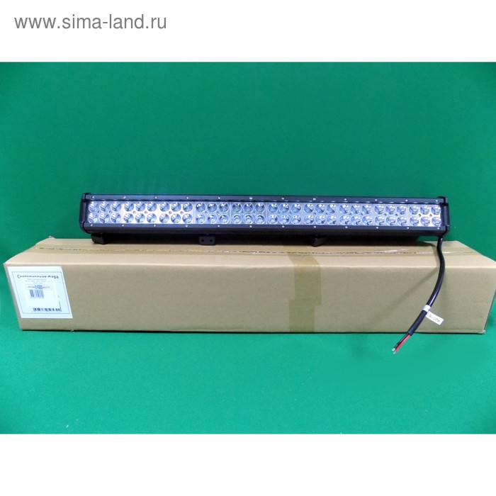 

Фара светодиодная OFF ROAD, KS-CL-180 Вт, 60 диодов х 3W (Cree LED), 180 Вт, 12600 Lm, направленный свет, алюминиевый корпус, пылевлагозащищенный, 645х60х75 мм, 9-32 В