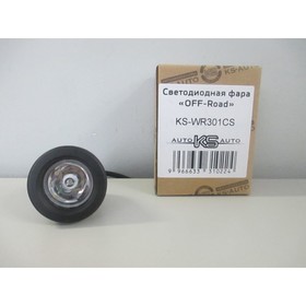 

Фара светодиодная OFF ROAD, KS-WR301CS, 1 диодов х 10W (Cree LED), направленный свет, алюминиевый корпус, пылевлагозащищенный, 55х65х55 мм, 9-32 В