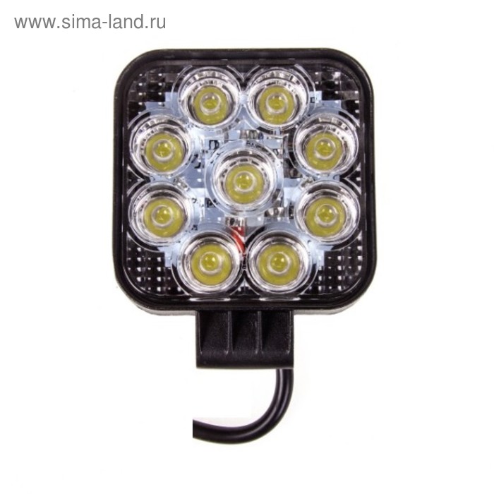 

Фара светодиодная OFF ROAD, KS-WSQ009F-M, 9 диодов, 27 Вт, рассеиваемый свет, алюминиевый корпус, пылевлагозащищенный, 82х35х98 мм, 12/24 В