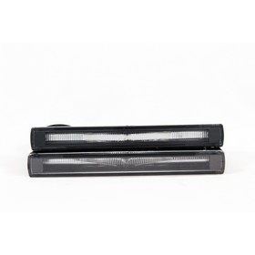 

Дневные ходовые огни KS-787 YCL, OSRAM диод, 4,8 Вт, 6000К, с затуханием, контроллер, провода, металл, мембрана от запотевания, 180х40х22 мм, 12