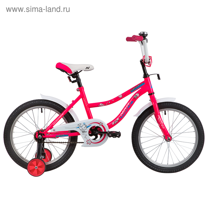 фото Велосипед 18" novatrack neptun, 2020, цвет розовый