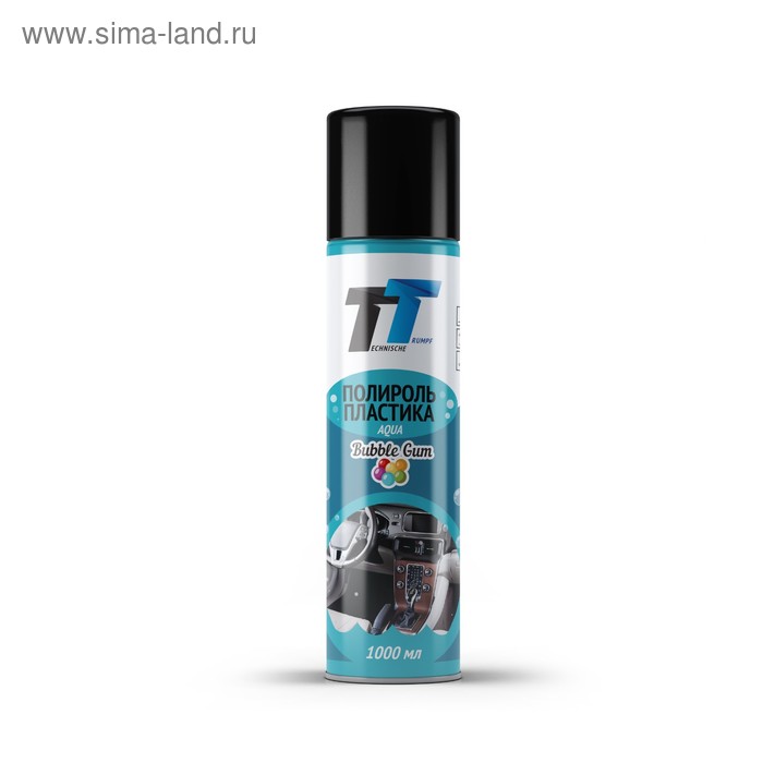 Полироль пластика AQUA ТТ, бабл гам, 1 л, PA10-BG/05, аэрозоль