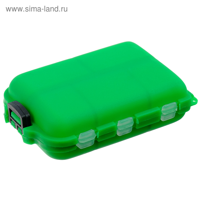 

Коробочка для рыбацких мелочей 100 × 65 мм, 10 отделений, цвета микс