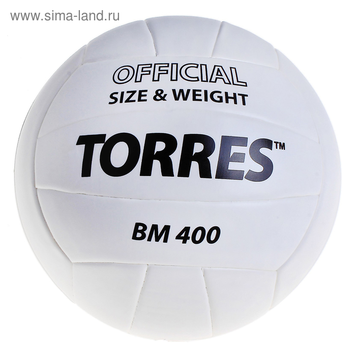 фото Мяч волейбольный torres bm400, v30015, размер 5, tpu, бутиловая камера