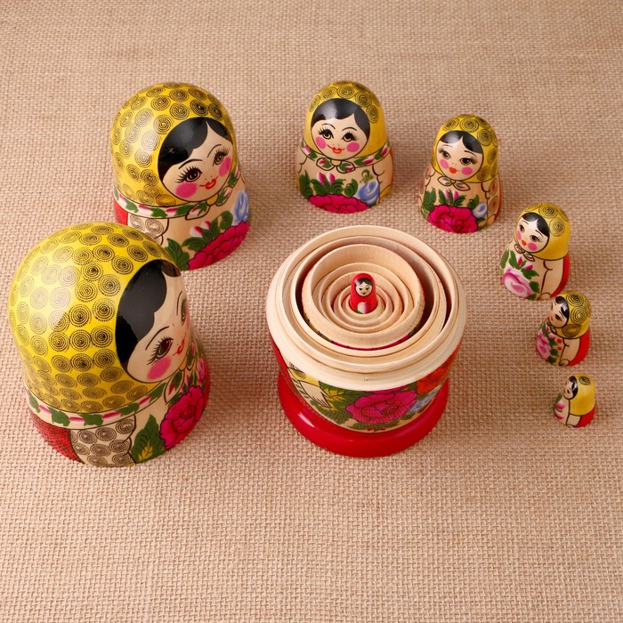 Матрёшка «Семёновская», 8 кукольная, высшая категория