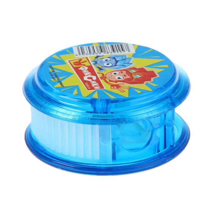 Точилка 1 отверстие с контейнером "Фиксики"