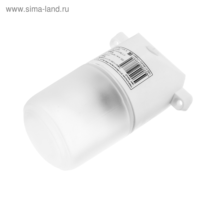 Светильник для бани/сауны ITALMAC Sauna 02 01, до 60 Вт, IP65, Е27, наклонный, белый +130°C