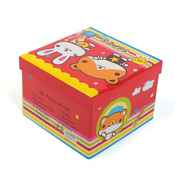 Набор для детского творчества, 58 предметов, микс